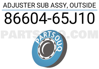 Suzuki 8660465J10 ADJUSTER SUB ASSY, OUTSIDE
