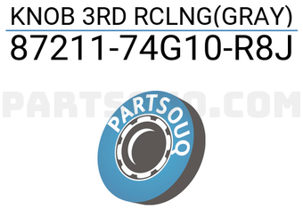 Suzuki 8721174G10R8J KNOB 3RD RCLNG(GRAY)