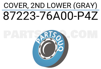 Suzuki 8722376A00P4Z COVER, 2ND LOWER (GRAY)