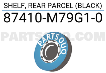 Suzuki 87410M79G10 SHELF, REAR PARCEL (BLACK)