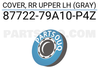 Suzuki 8772279A10P4Z COVER, RR UPPER LH (GRAY)