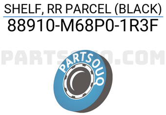 Suzuki 88910M68P01R3F SHELF, RR PARCEL (BLACK)