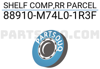 Suzuki 88910M74L01R3F SHELF COMP,RR PARCEL