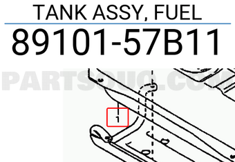 Suzuki 8910157B11 TANK ASSY, FUEL
