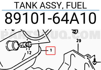 Suzuki 8910164A10 TANK ASSY, FUEL