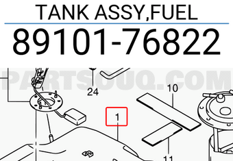 Suzuki 8910176822 TANK ASSY,FUEL