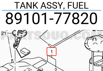Suzuki 8910177820 TANK ASSY, FUEL