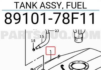 Suzuki 8910178F11 TANK ASSY, FUEL