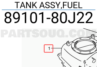 Suzuki 8910180J22 TANK ASSY,FUEL