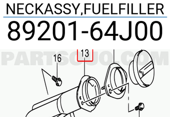 Suzuki 8920164J00 NECKASSY,FUELFILLER