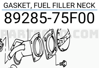 Suzuki 8928575F00 GASKET, FUEL FILLER NECK
