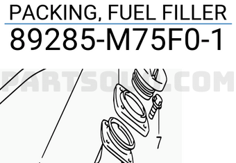 Suzuki 89285M75F01 PACKING, FUEL FILLER