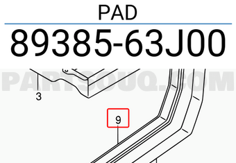 Suzuki 8938563J00 PAD