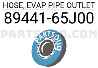 Suzuki 8944165J00 HOSE, EVAP PIPE OUTLET