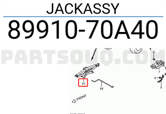 Suzuki 8991070A40 JACKASSY
