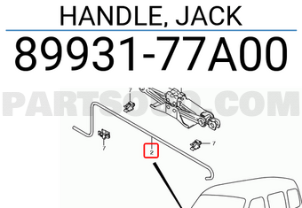 Suzuki 8993177A00 HANDLE, JACK