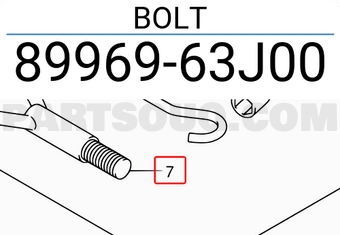 Suzuki 8996963J00 BOLT