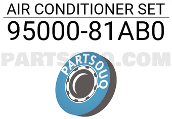 Suzuki 9500081AB0 AIR CONDITIONER SET