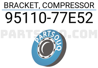 Suzuki 9511077E52 BRACKET, COMPRESSOR