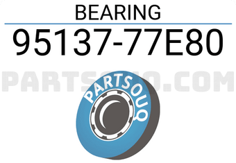 Suzuki 9513777E80 BEARING