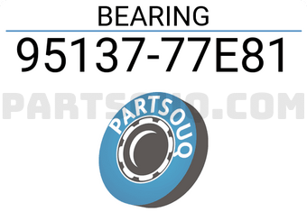 Suzuki 9513777E81 BEARING