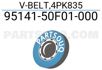Suzuki 9514150F01000 V-BELT,4PK835