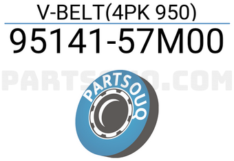 Suzuki 9514157M00 V-BELT(4PK 950)