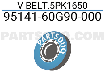 Suzuki 9514160G90000 V BELT,5PK1650