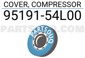 Suzuki 9519154L00 COVER, COMPRESSOR