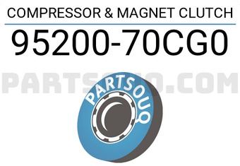 Suzuki 9520070CG0 COMPRESSOR & MAGNET CLUTCH