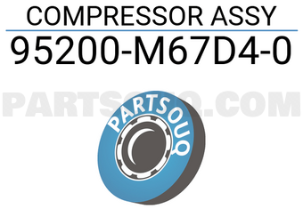 Suzuki 95200M67D40 COMPRESSOR ASSY