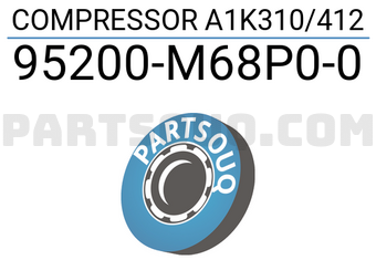Suzuki 95200M68P00 COMPRESSOR A1K310/412