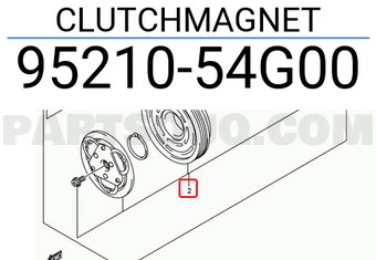 Suzuki 9521054G00 CLUTCHMAGNET