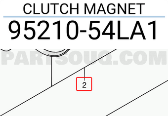 Suzuki 9521054LA1 CLUTCH MAGNET