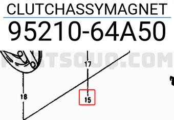 Suzuki 9521064A50 CLUTCHASSYMAGNET