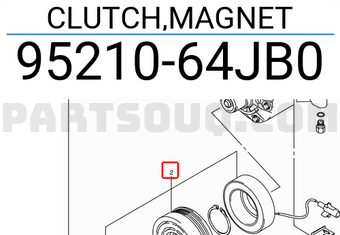 Suzuki 9521064JB0 CLUTCH,MAGNET
