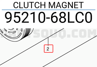 Suzuki 9521068LC0 CLUTCH MAGNET