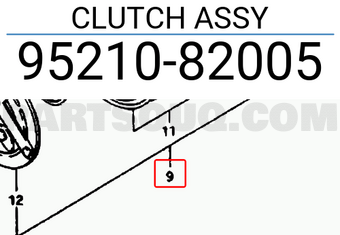 Suzuki 9521082005 CLUTCH ASSY