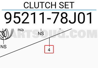 Suzuki 9521178J01 CLUTCH SET