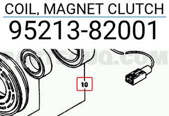 Suzuki 9521382001 COIL, MAGNET CLUTCH