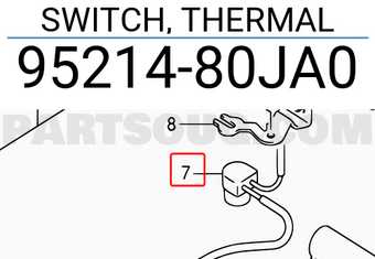 Suzuki 9521480JA0 SWITCH, THERMAL