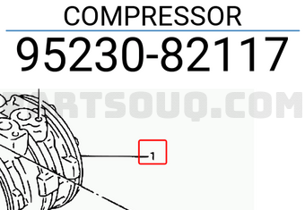 Suzuki 9523082117 COMPRESSOR