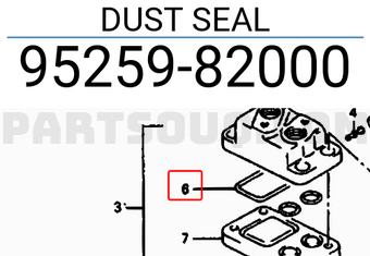 Suzuki 9525982000 DUST SEAL