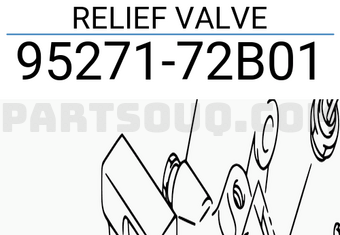 Suzuki 9527172B01 RELIEF VALVE