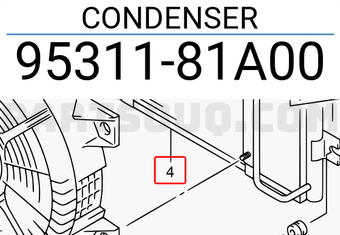 Suzuki 9531181A00 CONDENSER