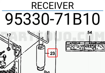 Suzuki 9533071B10 RECEIVER