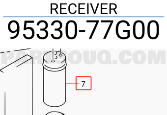 Suzuki 9533077G00 RECEIVER