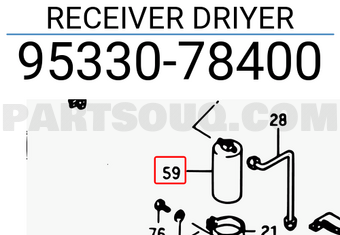 Suzuki 9533078400 RECEIVER DRIYER