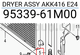 Suzuki 9533961M00 DRYER ASSY AKK416 E24