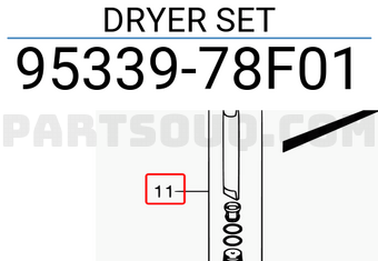 Suzuki 9533978F01 DRYER SET